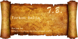 Torkos Bella névjegykártya